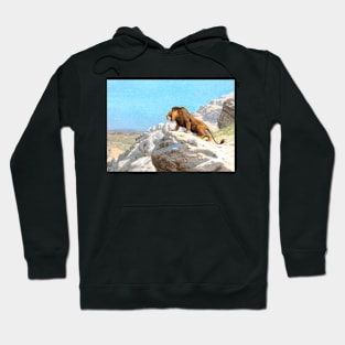 Lion On The Watch 1885, Jean-Léon Gérôme Hoodie